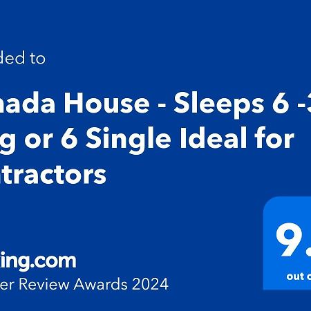 Canada House - Sleeps 6 -3 King Or 6 Single Ideal For Contractors Warrington Luaran gambar